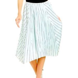 🌷🌷🌷Vince crushed panel stripe midi mint size M